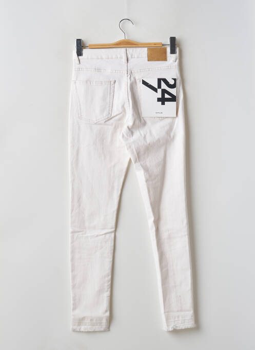 Jeans coupe slim blanc OPUS pour femme