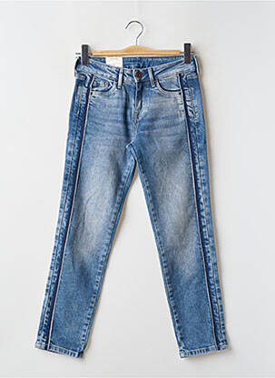 Jeans coupe droite bleu PEPE femme