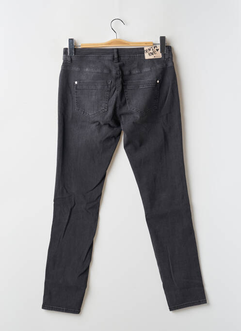 Jeans coupe slim noir STREET ONE pour femme