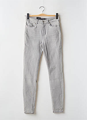 Jeans coupe slim gris VERO MODA femme
