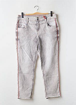 Jeans coupe slim gris STREET ONE femme