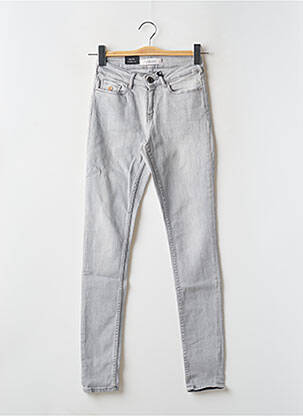 Jeans skinny gris SCOTCH & SODA femme