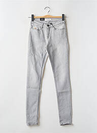 Jeans skinny gris SCOTCH & SODA femme