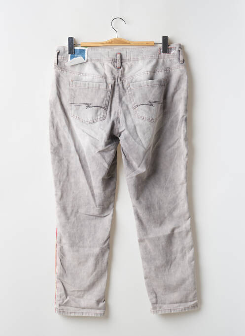 Jeans coupe slim gris STREET ONE femme