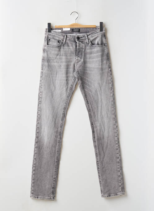 Jeans coupe slim gris JACK & JONES pour homme