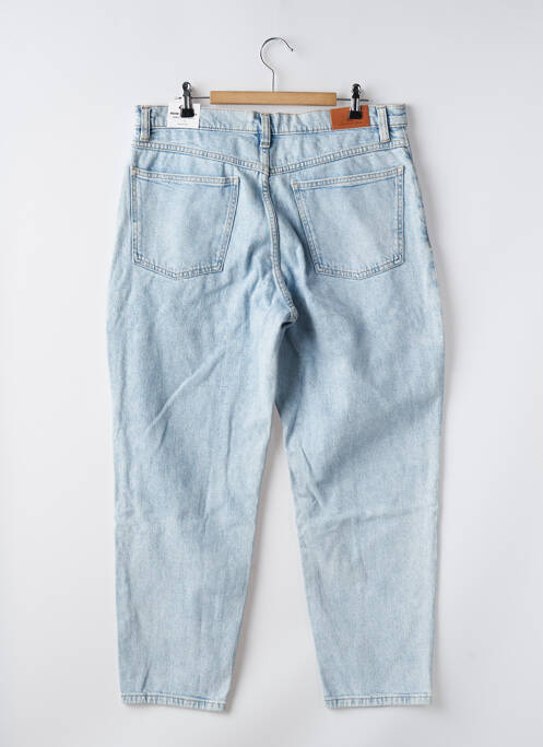 Jean coupe Mom bleu MANGO pour femme