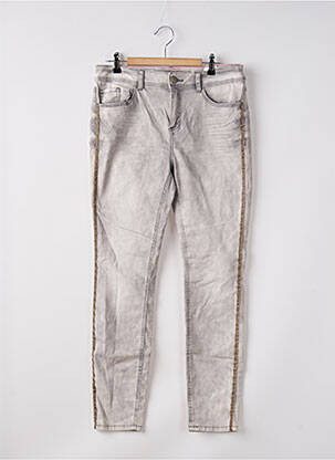 Jeans coupe slim gris STREET ONE pour femme