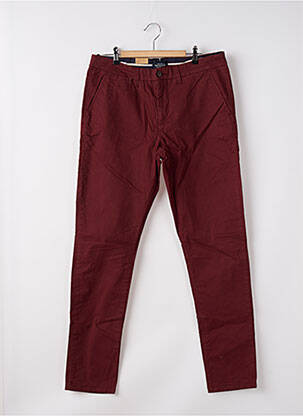 Pantalon chino rouge JACK & JONES homme