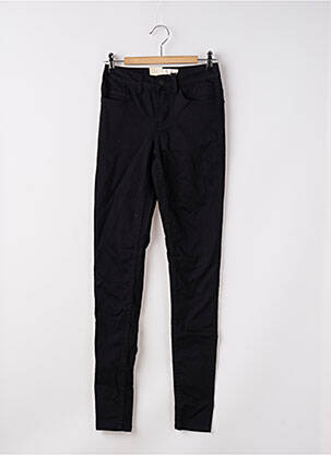 Pantalon slim noir PIECES pour femme