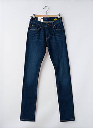Jeans coupe droite bleu PEPE femme