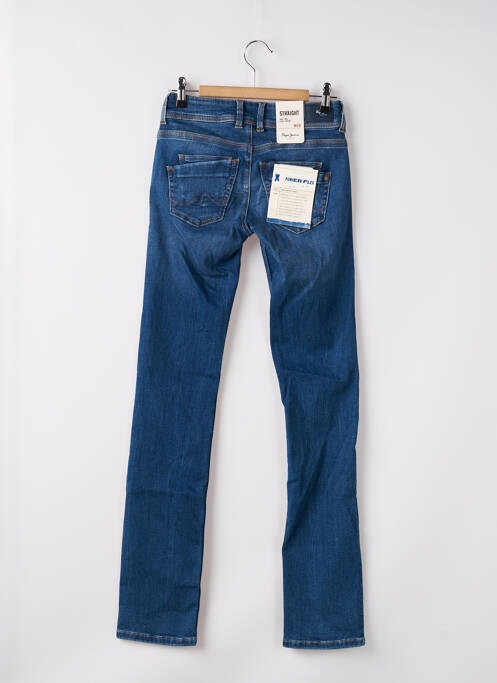 Jeans coupe droite bleu PEPE femme