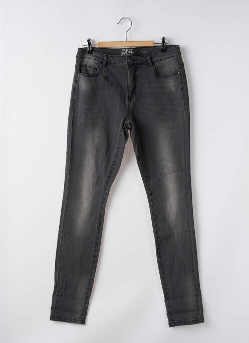 Jeans skinny gris ONLY pour femme