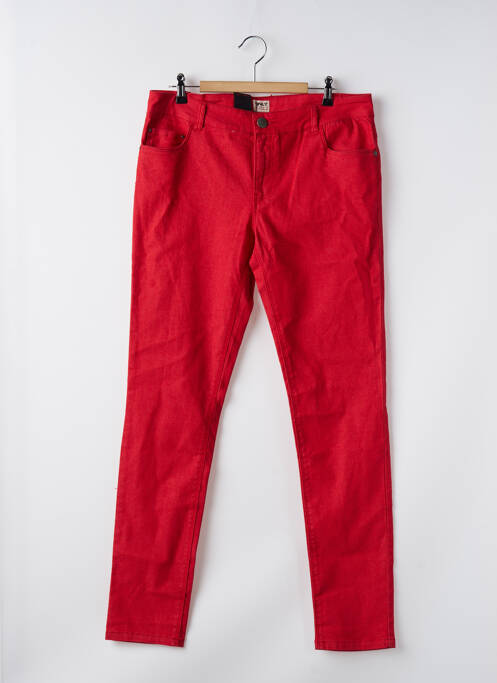 Jeans skinny rouge ONLY pour femme