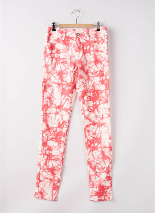 Pantalon slim rose PIECES pour femme