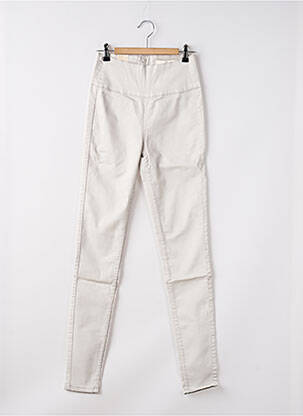 Pantalon slim gris PIECES femme