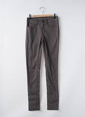 Pantalon slim gris PIECES pour femme seconde vue