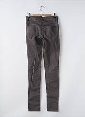 Pantalon slim gris PIECES pour femme seconde vue