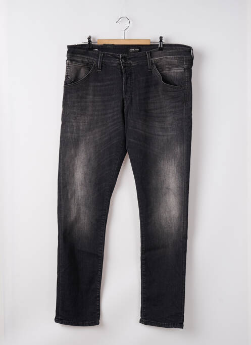 Jeans coupe slim noir JACK & JONES pour homme