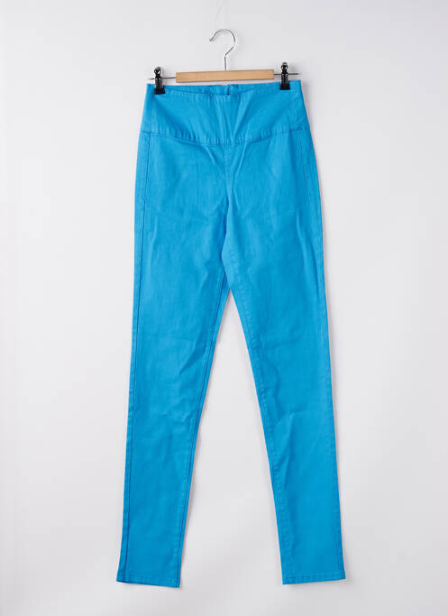 Pantalon slim bleu PIECES pour femme