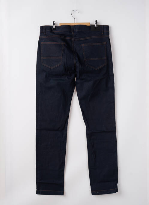 Jeans coupe droite bleu DELAHAYE pour homme