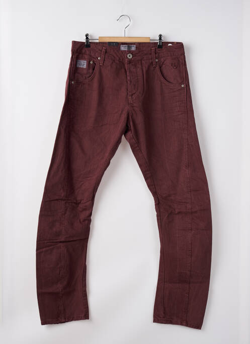 Pantalon slim rouge JACK & JONES pour homme