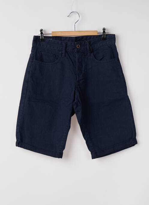 Short bleu G STAR pour homme