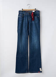 Jeans coupe large bleu EDC femme