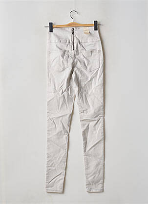Pantalon slim beige PIECES femme