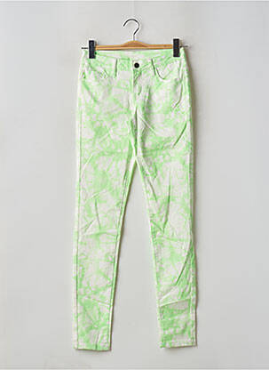 Pantalon slim vert PIECES femme