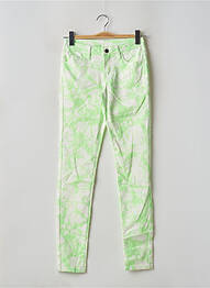 Pantalon slim vert PIECES femme
