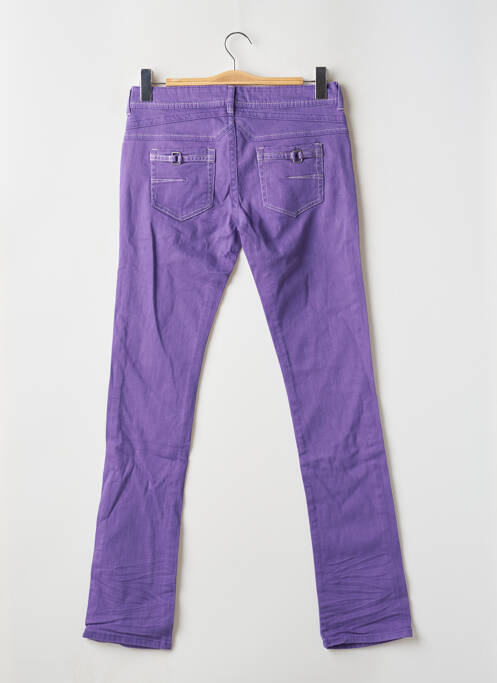 Pantalon slim violet BROADWAY pour femme