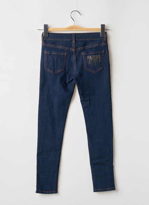 Jeans coupe slim bleu GUESS pour fille