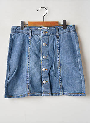 Jupe courte bleu LEVI'S fille
