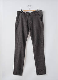 Pantalon chino gris SELECTED homme