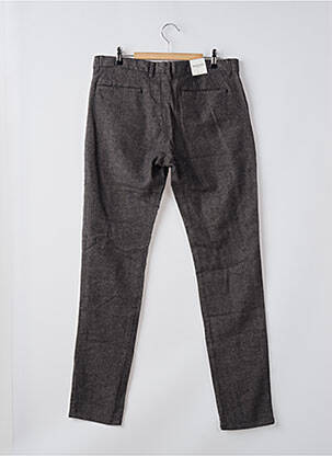 Pantalon chino gris SELECTED homme