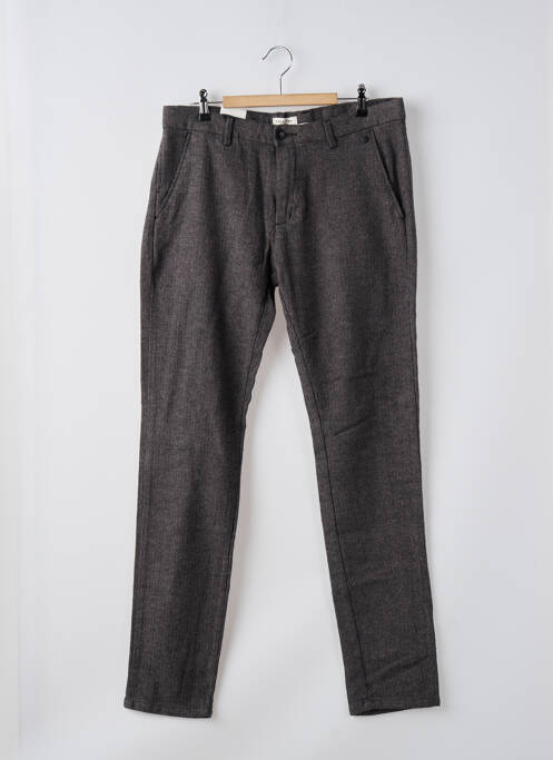 Pantalon chino gris SELECTED pour homme