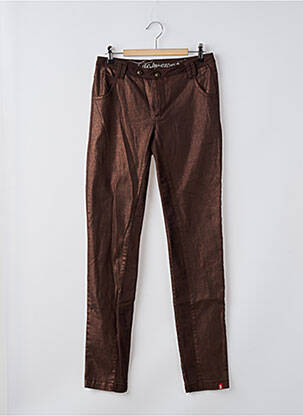 Pantalon slim marron EDC femme