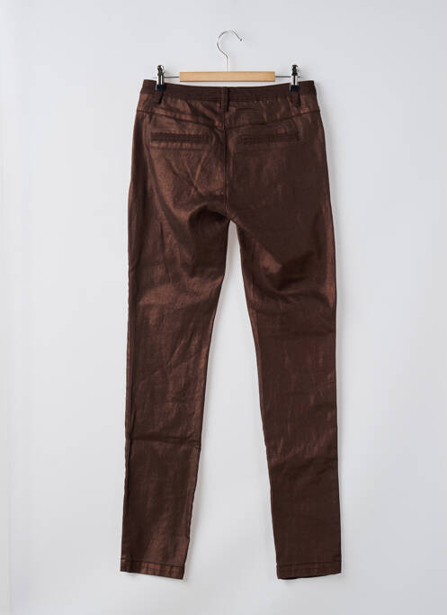 Pantalon slim marron EDC pour femme
