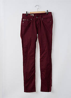 Pantalon slim rouge PEPE pour femme