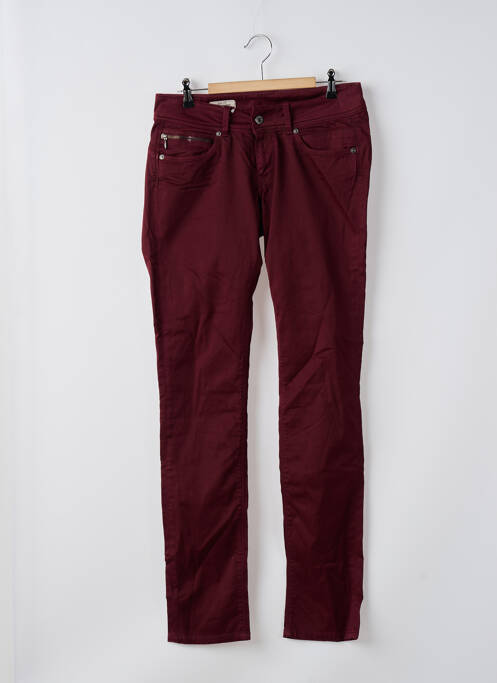 Pantalon slim rouge PEPE pour femme