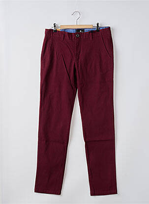 Pantalon chino rouge BRUCE & BUTLER  homme