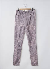 Pantalon slim beige PIECES pour femme seconde vue