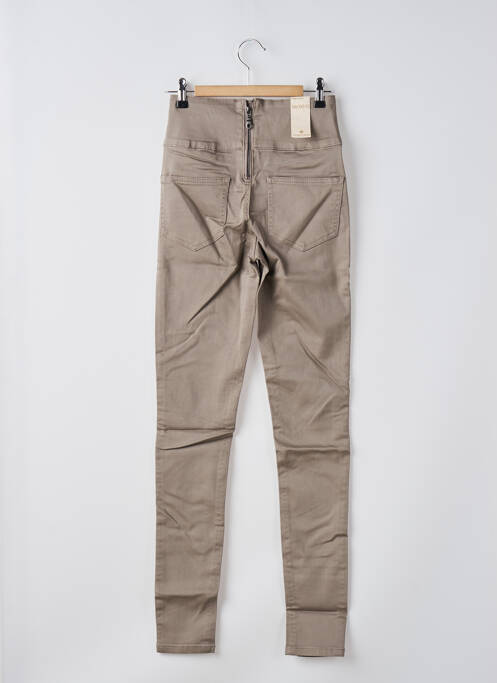 Jegging gris PIECES pour femme