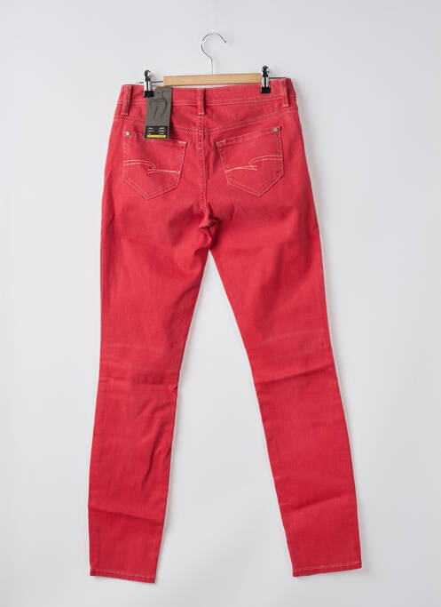 Jeans coupe slim rouge STREET ONE pour femme