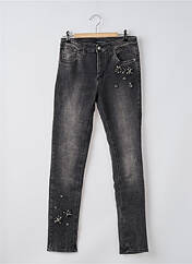 Jeans skinny gris ASTRID BLACK LABEL pour femme seconde vue