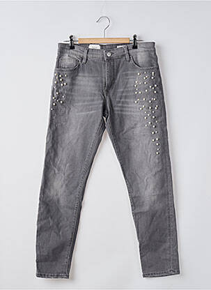 Jeans boyfriend gris EDC femme