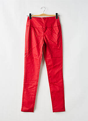 Legging long rouge PIECES pour femme