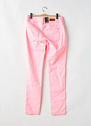Jeans coupe droite rose LTB femme