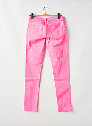 Jeans coupe droite rose ONLY femme