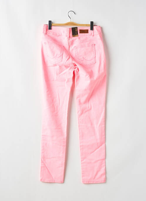 Jeans coupe droite rose LTB pour femme